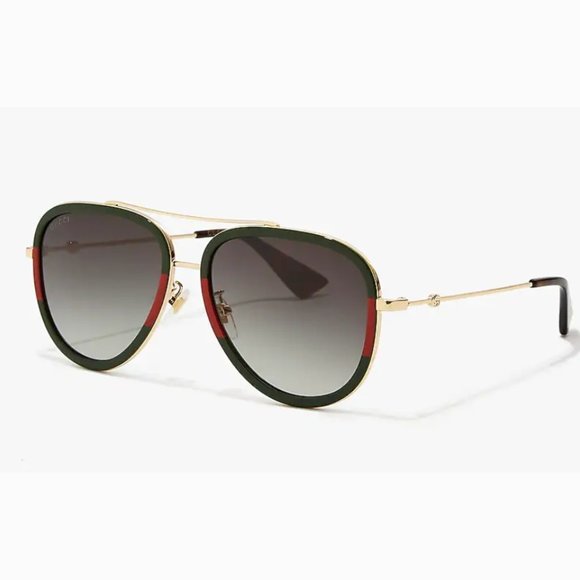 NEW GUCCI GG0062S 003 UNISEX AVIATOR SUNGLASSES - Picture 2 of 10